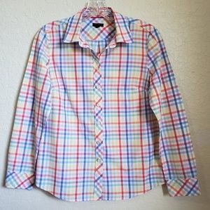 NWOT TALBOTS WOMEN'S BUTRON DOWN SHIRT SZ SP